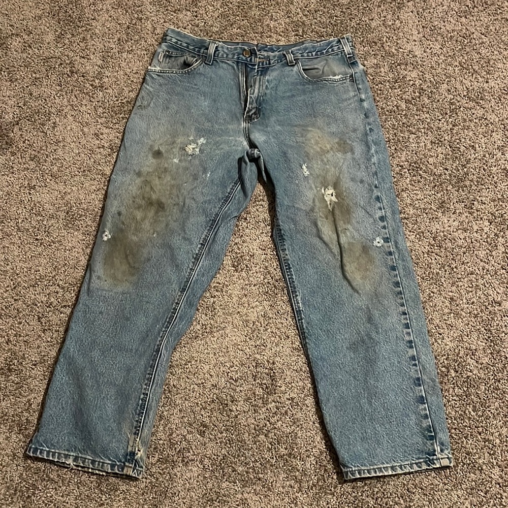 Carhartt Loose Fit Cotton Denim Jeans